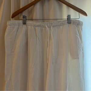 Bershka Linen Pants